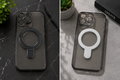 Black MagSafe Phone Case for iPhone 16 Pro Max