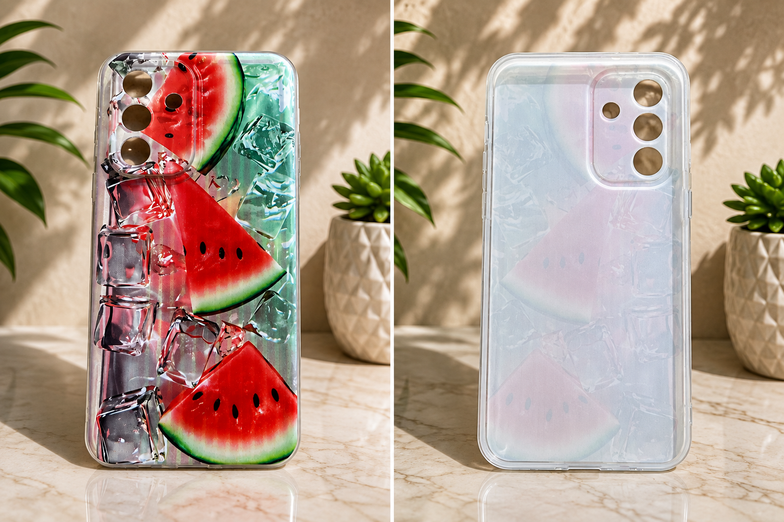 Watermelon Ice Cube Phone Case – Samsung Galaxy A36 5G