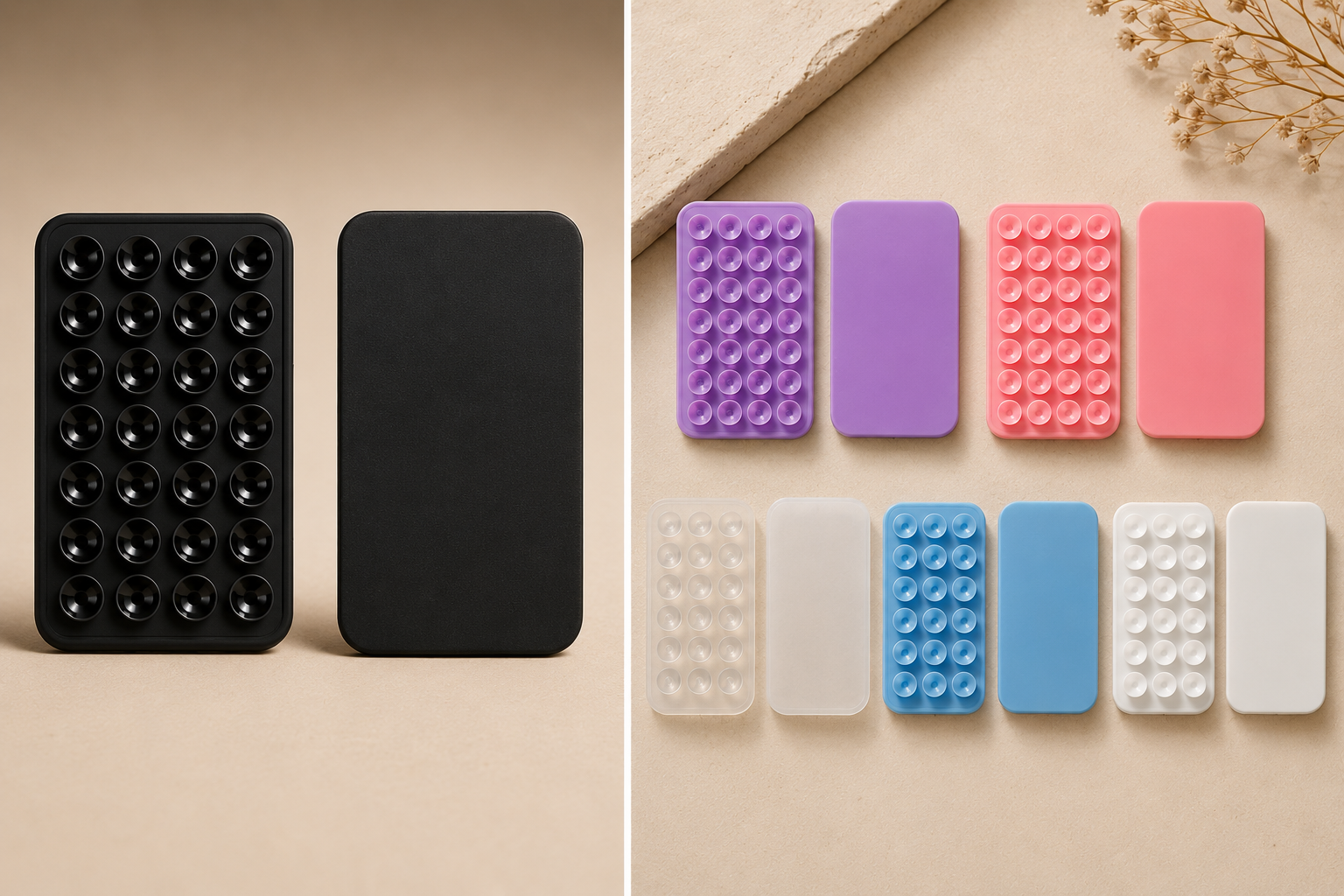 Silicone Suction Phone Mount Pad – Anti-Slip Hands-Free Phone Stand
